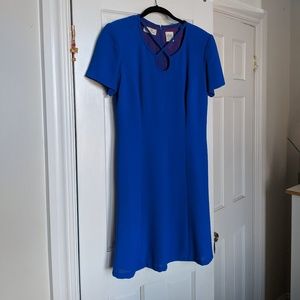 ✨👗Liz Claiborne Electric Blue Cocktail Dress 👗✨